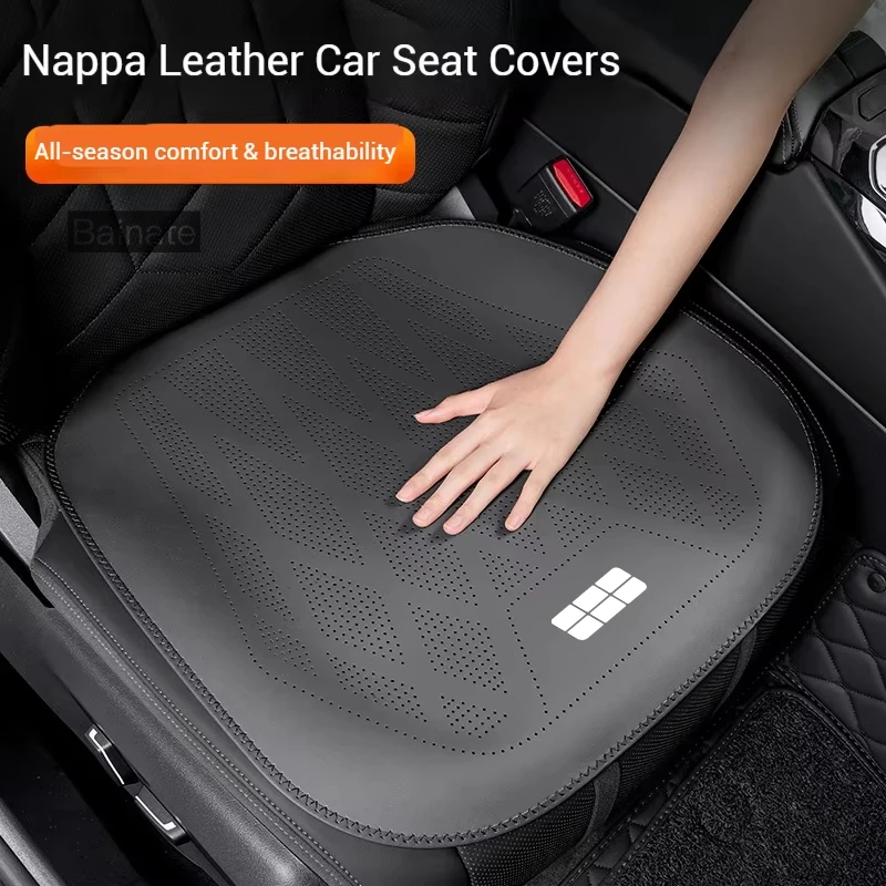 For Geely Galaxy EX5 E5 L6 L7 EMI NO.1 Proton E.MAS 7 5 E8 Starry 2025, Ventilation Breathable Leather car seat covers non-slip