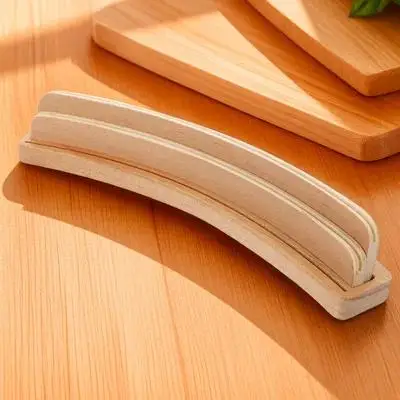 حامل لعب خشبي، تصميم منحني قوي لمنظم طاولة البطاقات، حامل عرض الصور، قاعدة لوحة صينية البطاقات #6