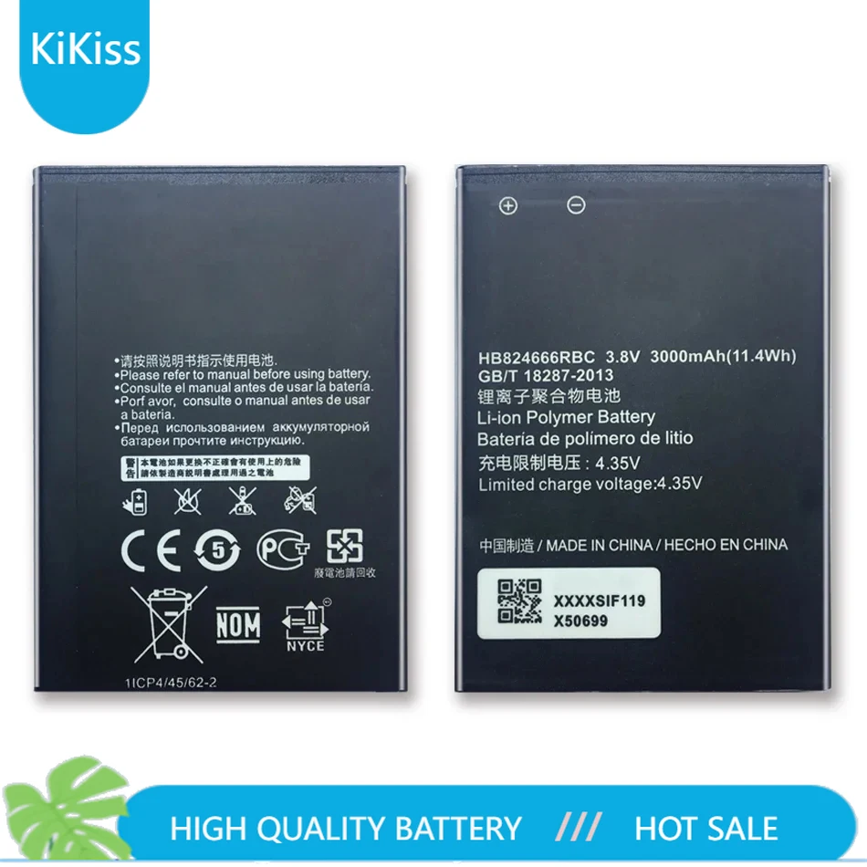 For Hua Wei HB824666RBC Battery Real Capacity 3000mAh For Huawei E5577 E5577Bs-937 E5577s-321 Batteria + Tracking Number