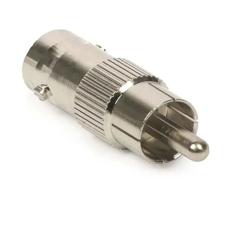 BNC Female Jack to RCA Male Plug Adapter Straight Camera Connector for CCTV Security Camera