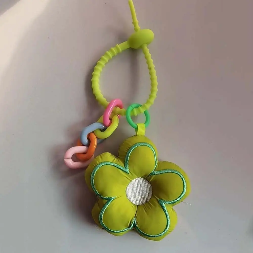 

Dopamine Flower Bag Pendant Cloth Bag Match Accessories Fresh Backpack Decoration Stuffed Korean Style Floral Lanyard