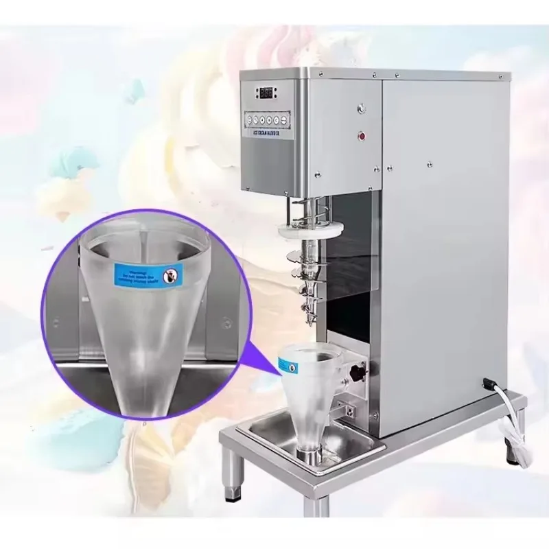 

Industrial High Productivity Electric Ice Cream Blender With Milk & Corn Commercial Use Yogurt & Fruit Freezer