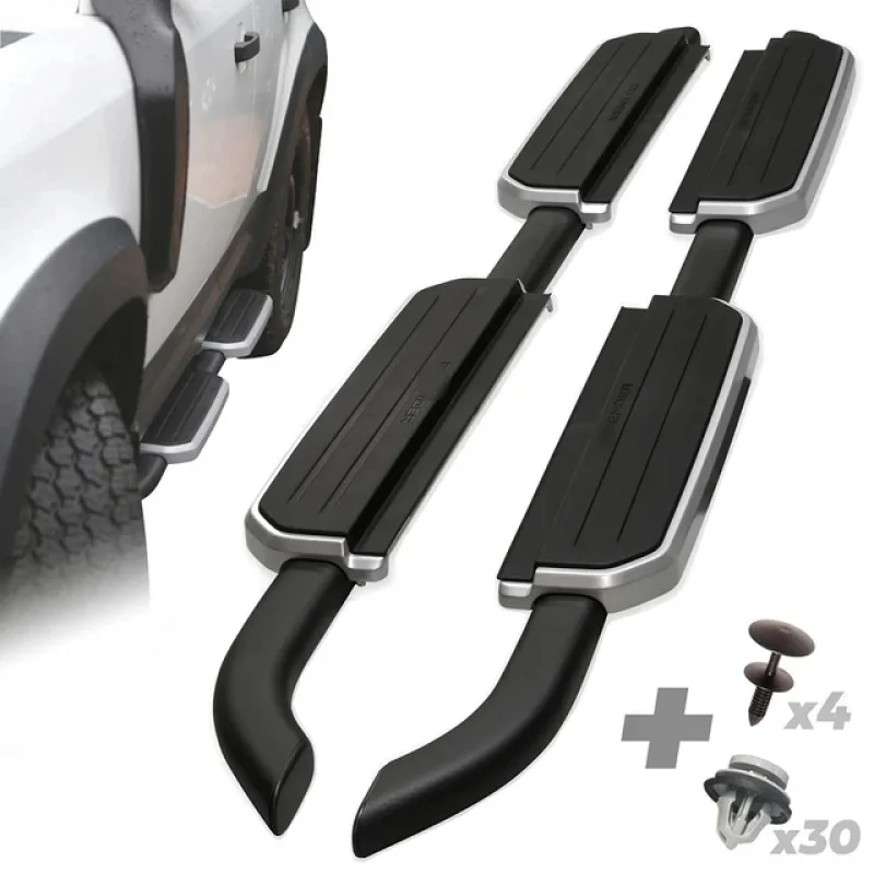High Quality Aluminum Alloy Fixed Sports Side Running Step 4X4 Offroad Vehicle Outer Body Protective Modification Accessory