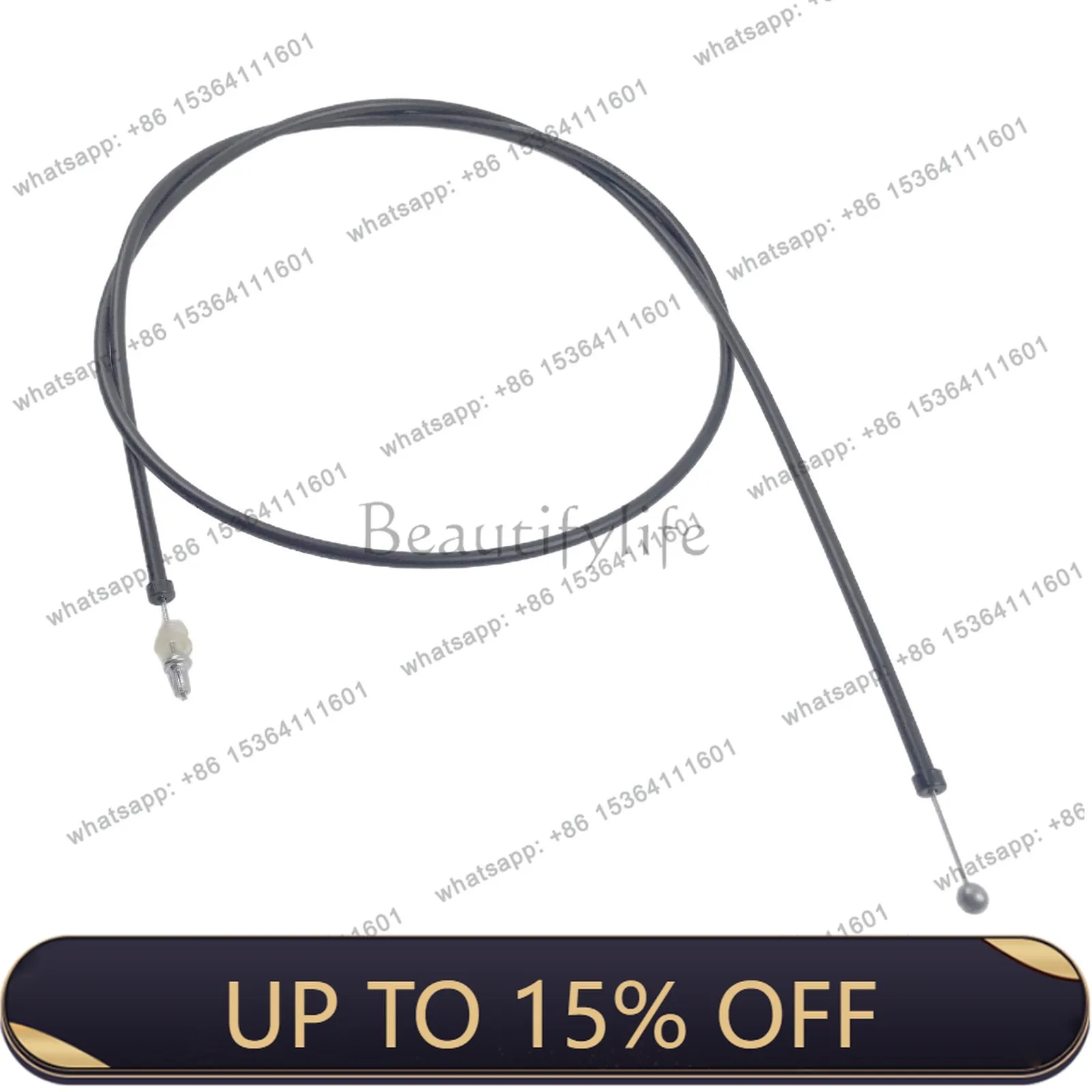 YJ Hood Release Cable 4E0823530A Fit Audi A8 2003-2010 Bonnet Control Cable