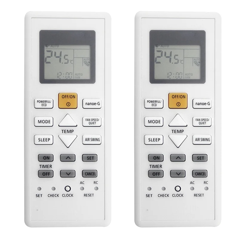 ABJF-2X Panasonic A75C18090 에어컨 리모컨용 A75C18090 AC 리모컨 교체