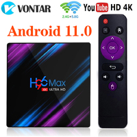 H96 MAX RK3318 Smart TV Box Android 11 4G 64GB 32G 4K Wifi BT Media player H96MAX TVBOX Android10 Set top box 2GB16GB