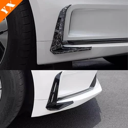 For Geely Zeekr 001 2021-2024 Auto Front Fog Light Knife Eyebrow Sticker Cover Front Bumper Look Sticker Frame  Accessories