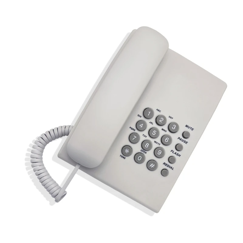 Landline Phones Big Button Landline Telephone for Office Hotel Home Bathroom D46B