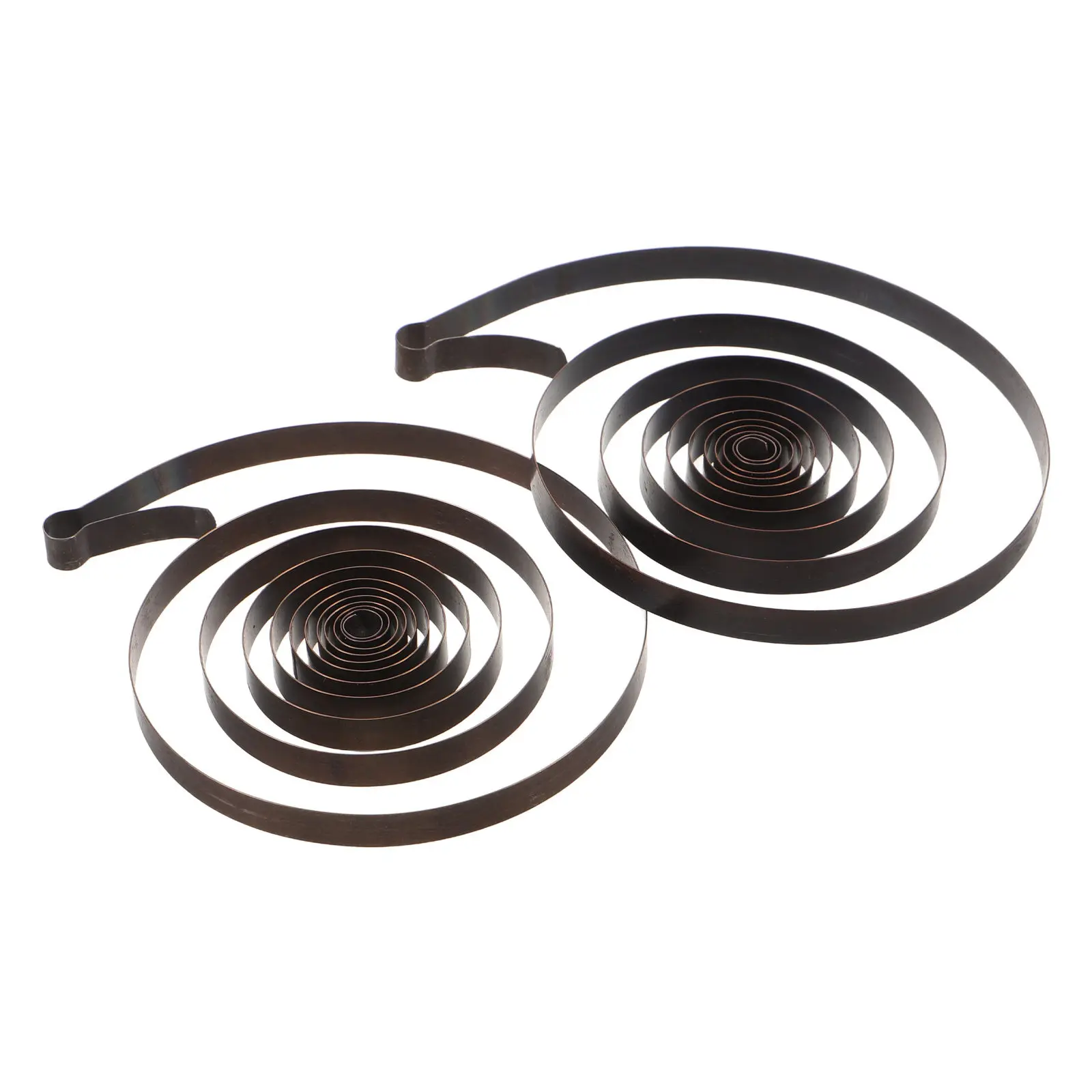 2Pcs Mechanical Clock Mainspring Steel Replacement Insert Universal Clock Repair Parts Classic Timepiece Maintenance Spring