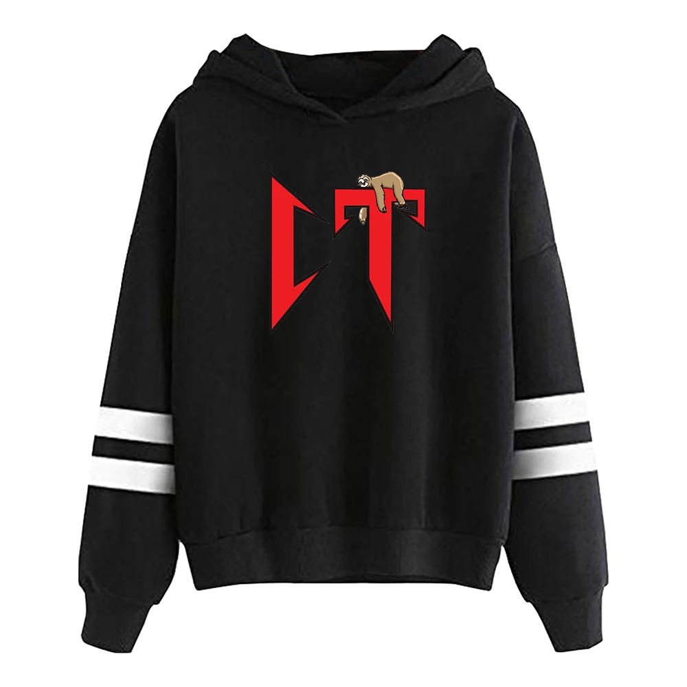 

Natanael Cano Corridos Tumbados Hoodie CT Logo Pocketless Parallel Bars Sleeve Sweatshirts Women Men Hip Hop Clothes