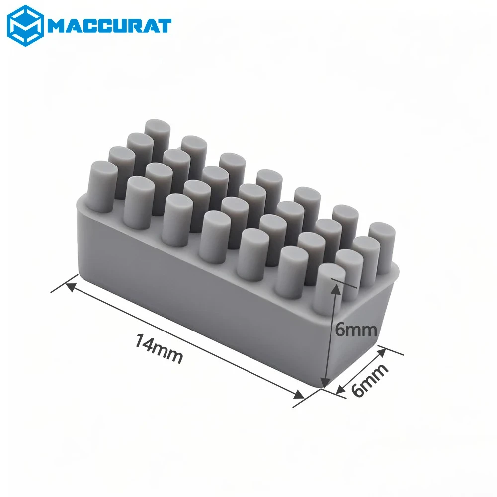 فرشاة فوهة لـ Anycubic Kobra S1 فوهة ممسحة فرشاة السيليكون المثبتة على أجهزة تنظيف كوبرا S1 #6