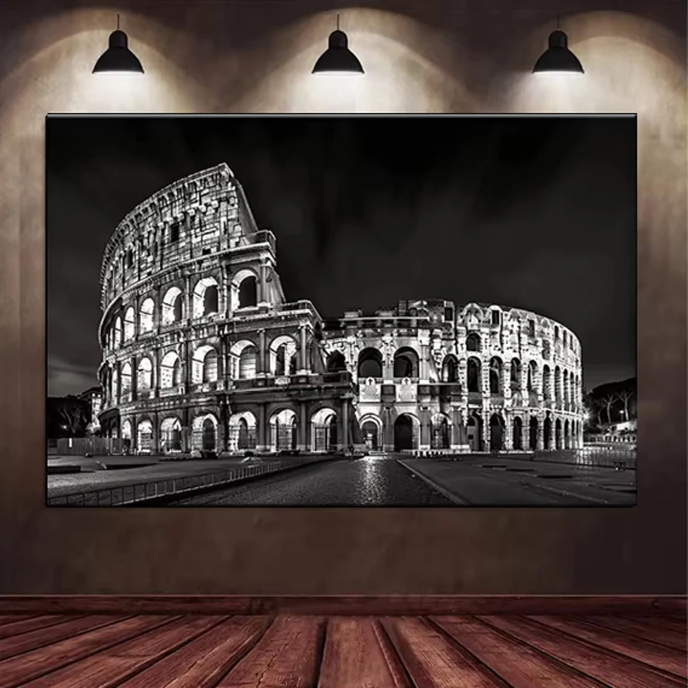 Diamond Painting New Landscape of the Italian Colosseum Full Square Round Diamond Mosaic Embroidery Cross Stitch Home Decoration
