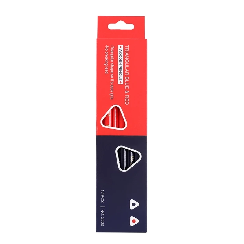 12 шт./компл. стираемых карандашей, предварительно заточенных для проверки раскрашивания, проверки карандашей