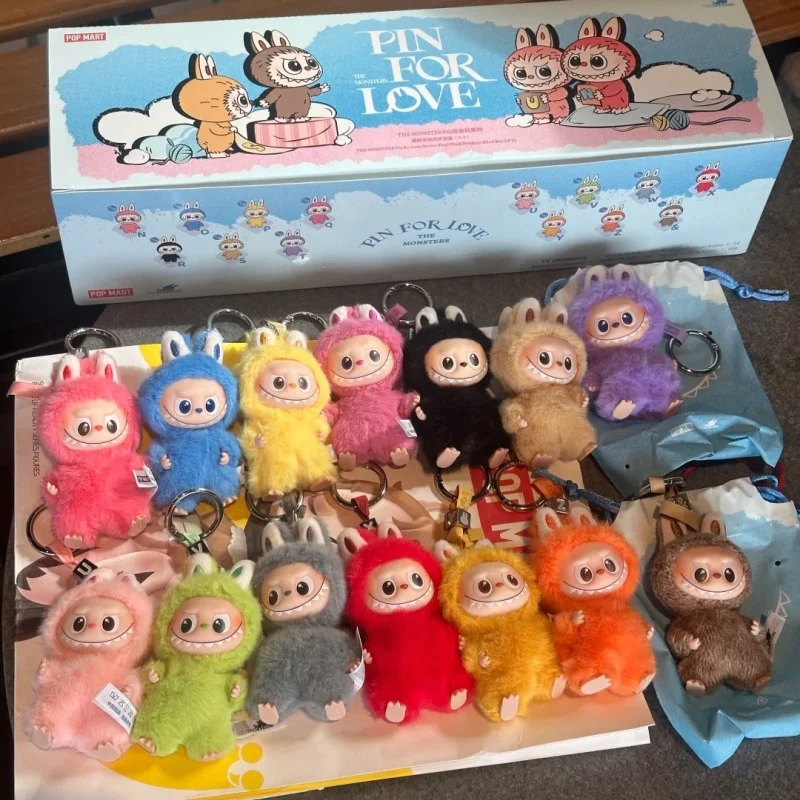 

POP MART Labubu The Monsters Pin For Love Series слепая коробка новые оригинальные игрушки Kawaii аниме фигурка Mystery Box подарки для девочек