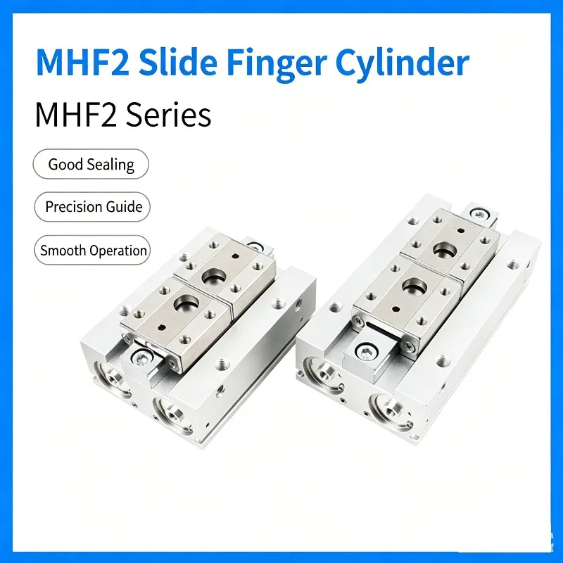 MHF2-8D MHF2-12D MHF2-16D MHF2-20D Double Acting MHF2 Pnuematic New Original Low Profile Air Gripper Cylinder One Finger