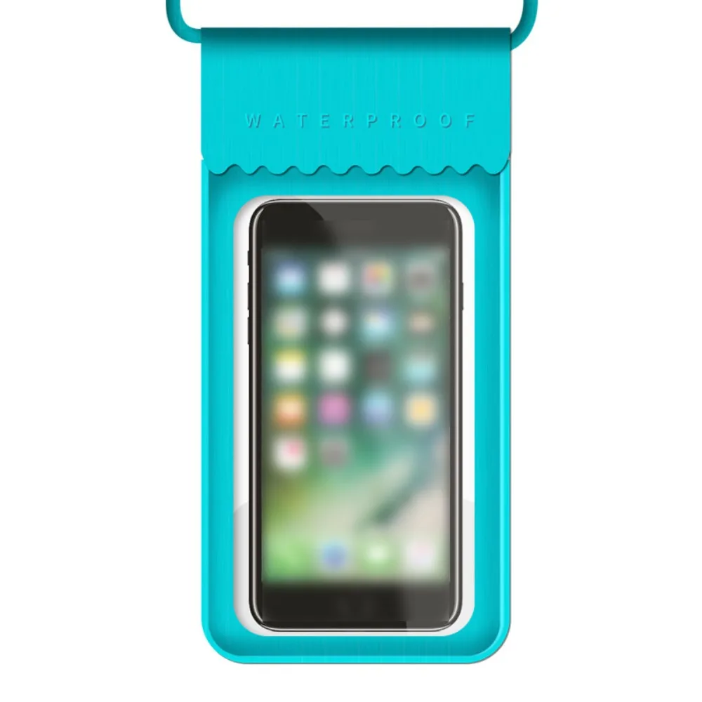 

Touchable Screen Waterproof Mobile Phone Bag Transparent PVC Swimming Storage Bag Leakproof with Neck Lanyard
