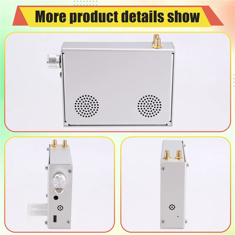 B48A Radio Receiver ATS-Decoder 4-Inch Touch Control Amateur Receiver Multi-Band Radio Rechargeable Battery