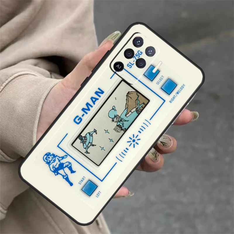 Classic Game Controller For OPPO A17 A16 A15 A54 A74 A94 A58 A78 A98 A76 A96 A5 A9 A52 A72 A77 A79 A53S A57S Case