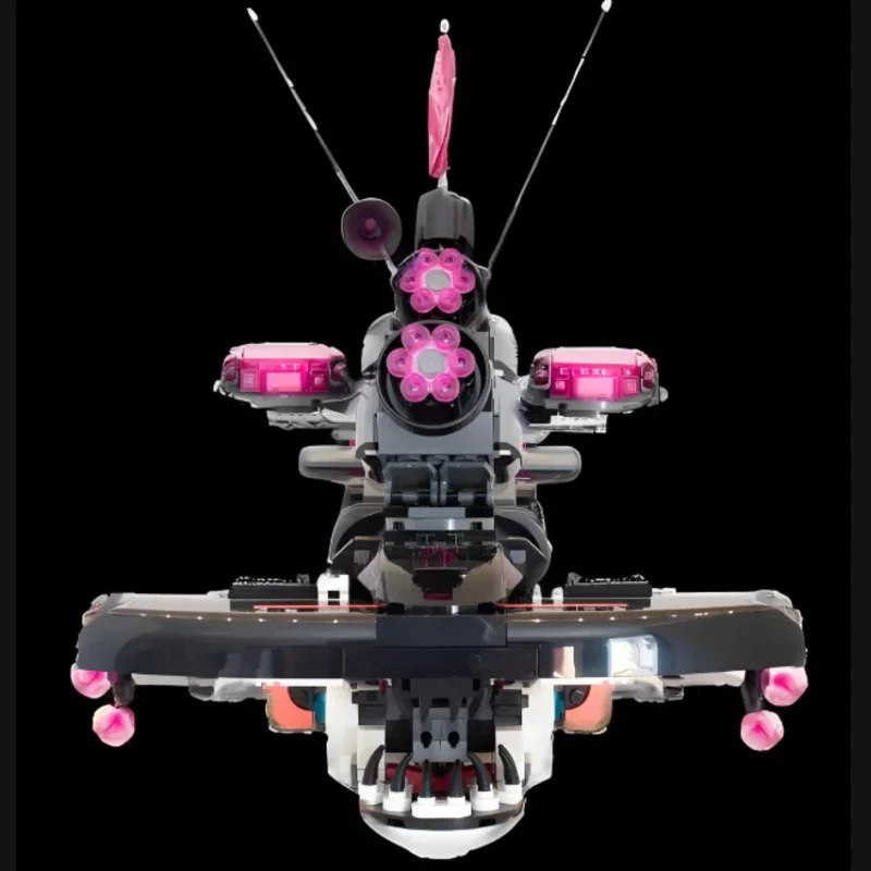 Neue Bausteine Nightmare Shark U-Boot Baustein Modell Spielzeug, geeignet als Geburtstags- oder Weihnachtsgeschenk für Jungen,