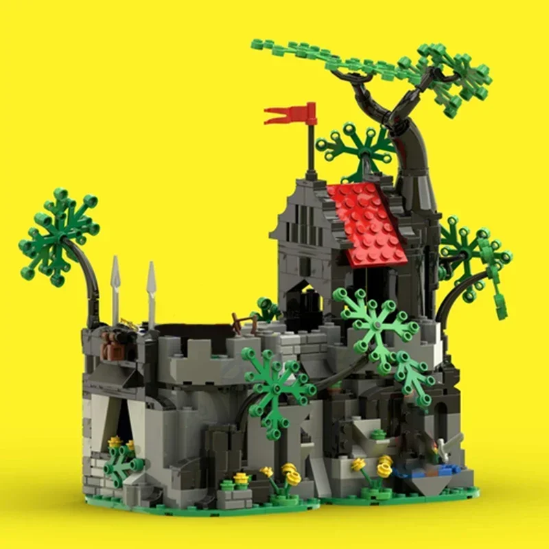 Medieval Castle Model Moc Building Bricks Lion Warrior Castle Technology Modular Blocks Gifts Christmas Toys DIY Sets Assembly