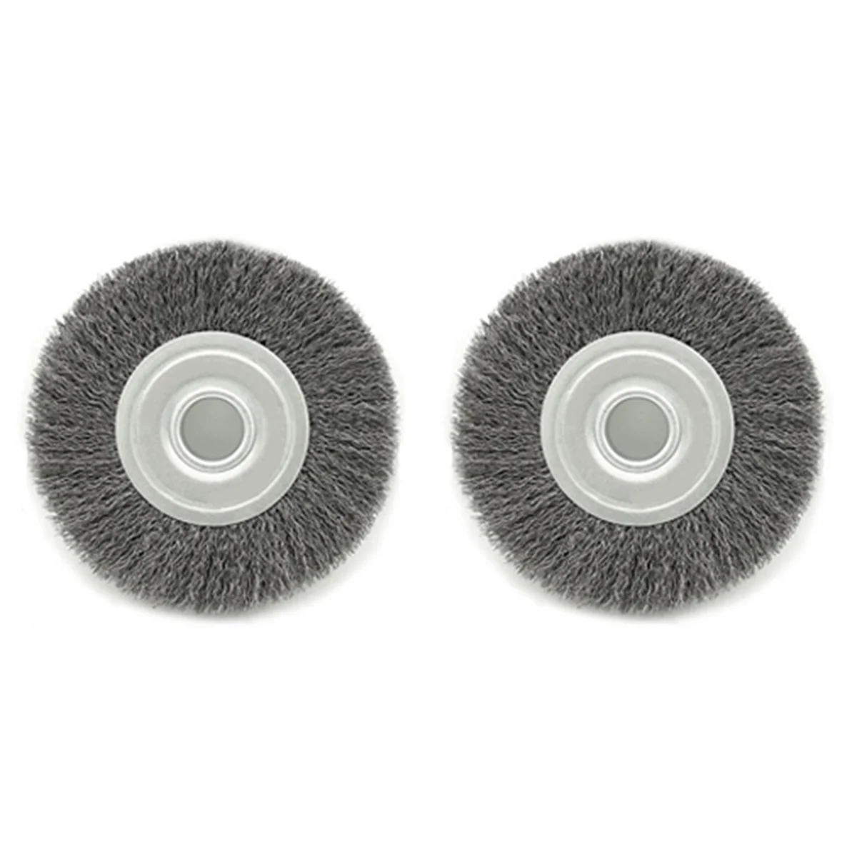 2Pcs 6Inch Wire Wheel for Bench Grinder-Wire Brush for Grinder, Efficient Clean Rust From Assorted Car Parts & Engines.