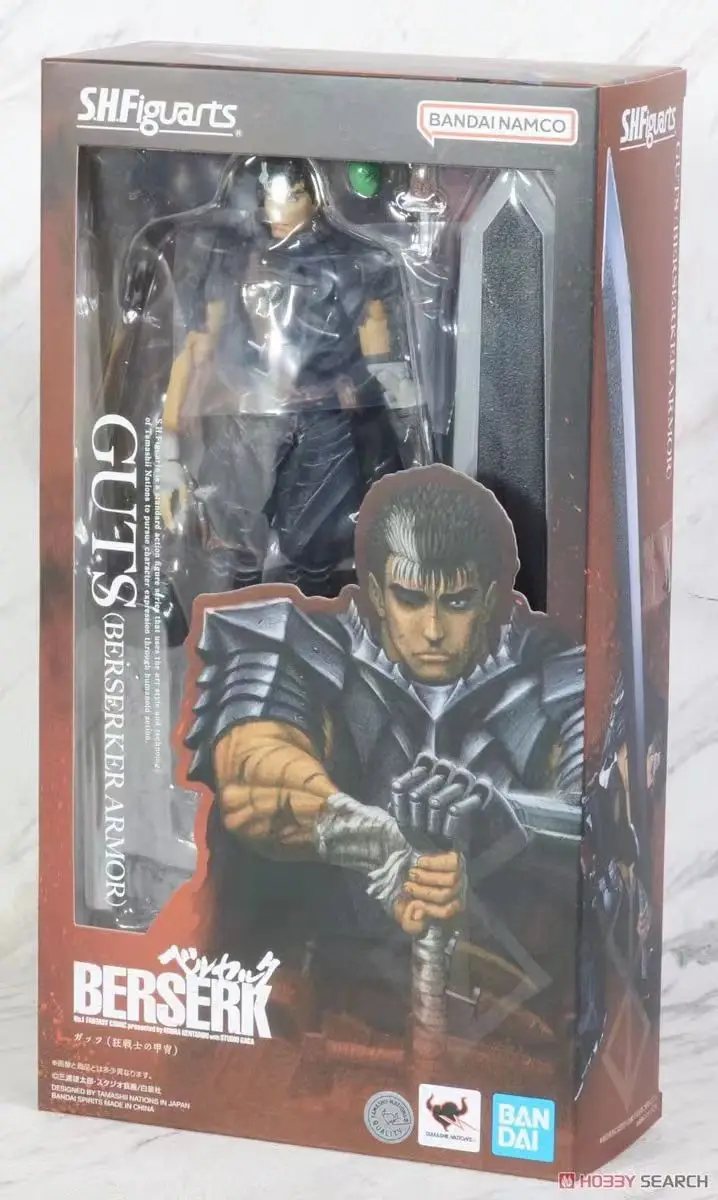 

Bandai Berserk Anime Figure Guts Action Figure Toys for Boys Girls Kids Christmas Gift Collectible Model
