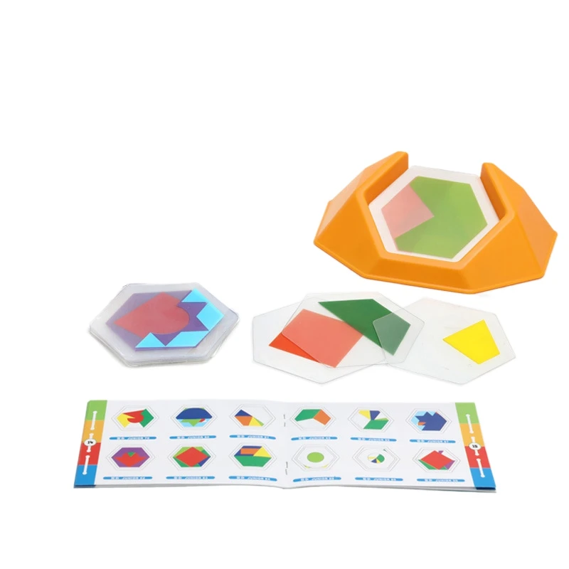 Preschool Color Code Games Logic Jigsaws For Kids Figure Cognition Spatial Thinking Educational Toy Learning Skills