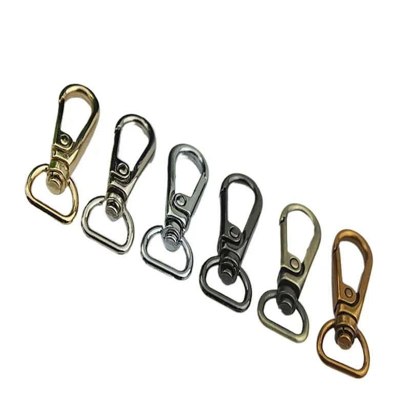 

20 шт./лот, застежки-омары для сумки, фурнитура, пряжка с крючком, металлические кольца, золотистый, серебряный пистолет, пряжка для собаки, разъем