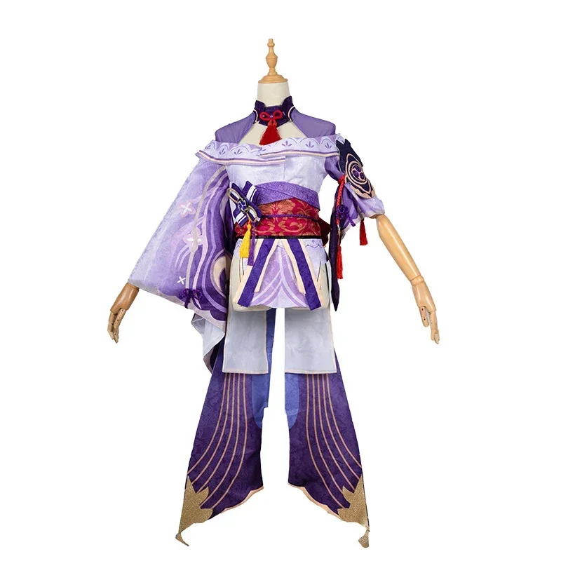 Raiden Shogun Cosplay Game Genshin Impact Raiden Shogun beelzebu Costume Cosplay Anime uniforme parrucca vestito di Halloween per le donne