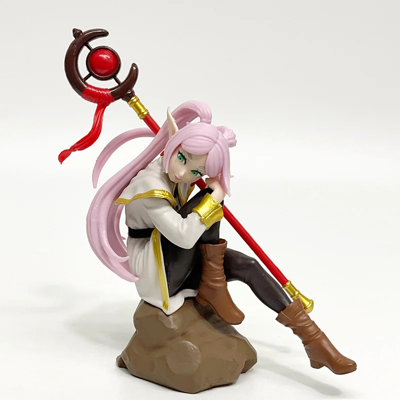 Nueva figura de chica de Anime Frieren Beyond Journey's End tapón de fideos Sousou no Frieren figura de acción muñeca coleccionable en miniatura Juguetes