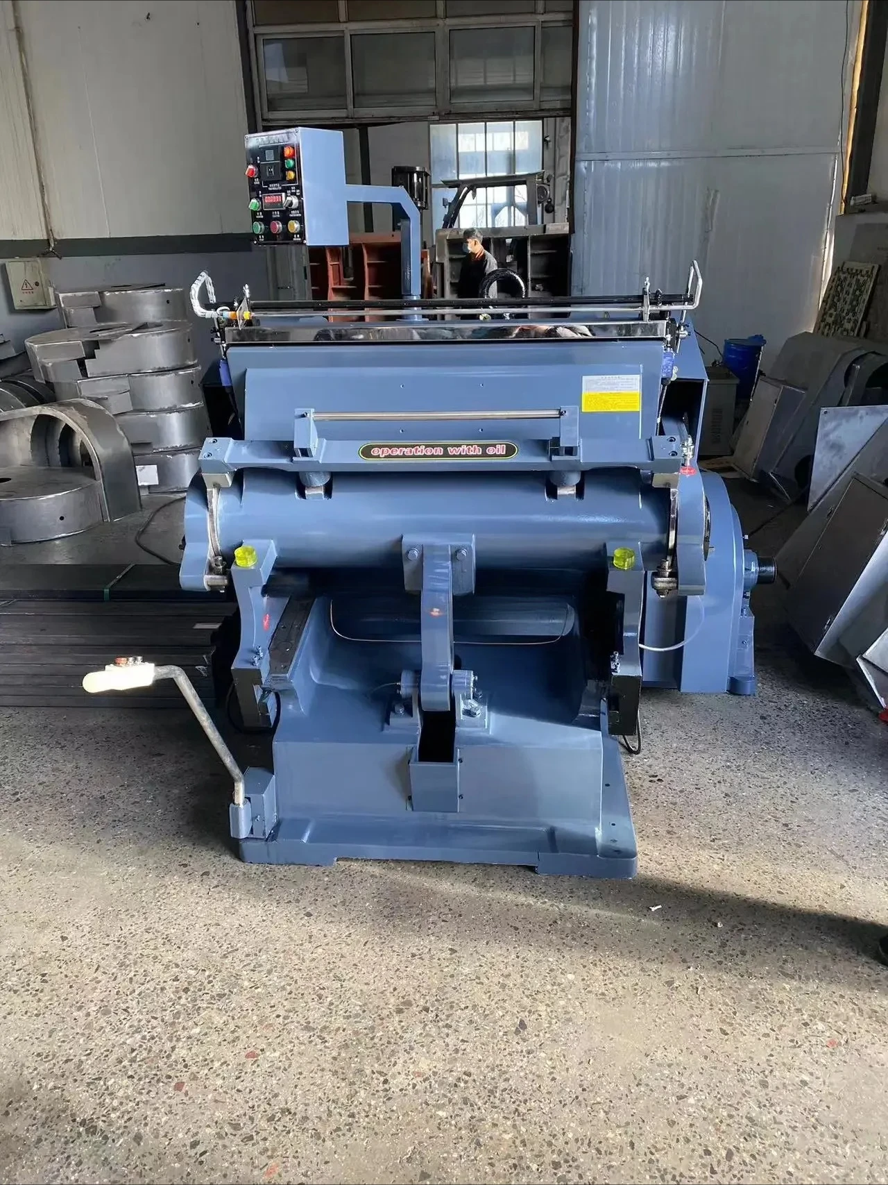 Manual Paper Cup Die Cutting Machine Corrugated Sheet Die Cutter and Creasing Machinery for Corrugated Paperboard Making
