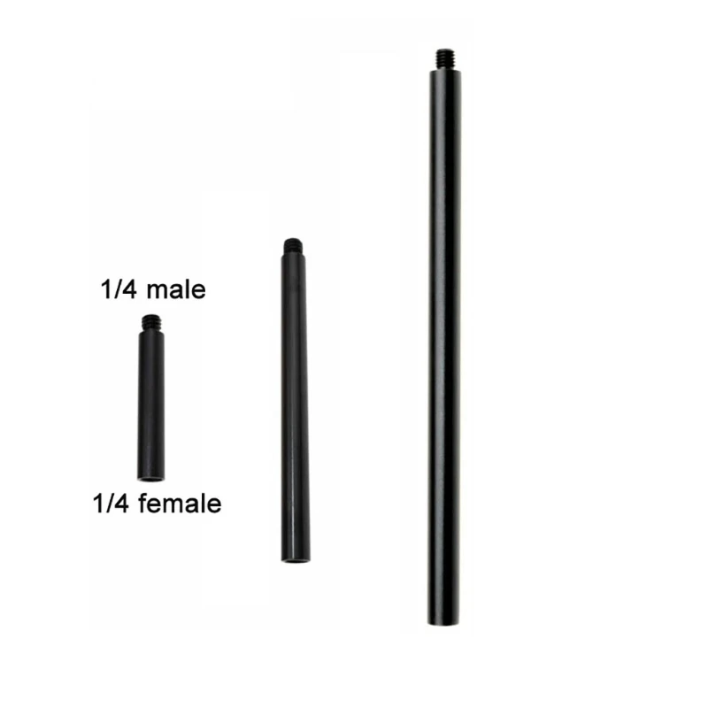 Universal Aluminum Extension Arm 1/4 Male Female Connectors Port Extension Rod Poles for Action Camera & Tripods 896C