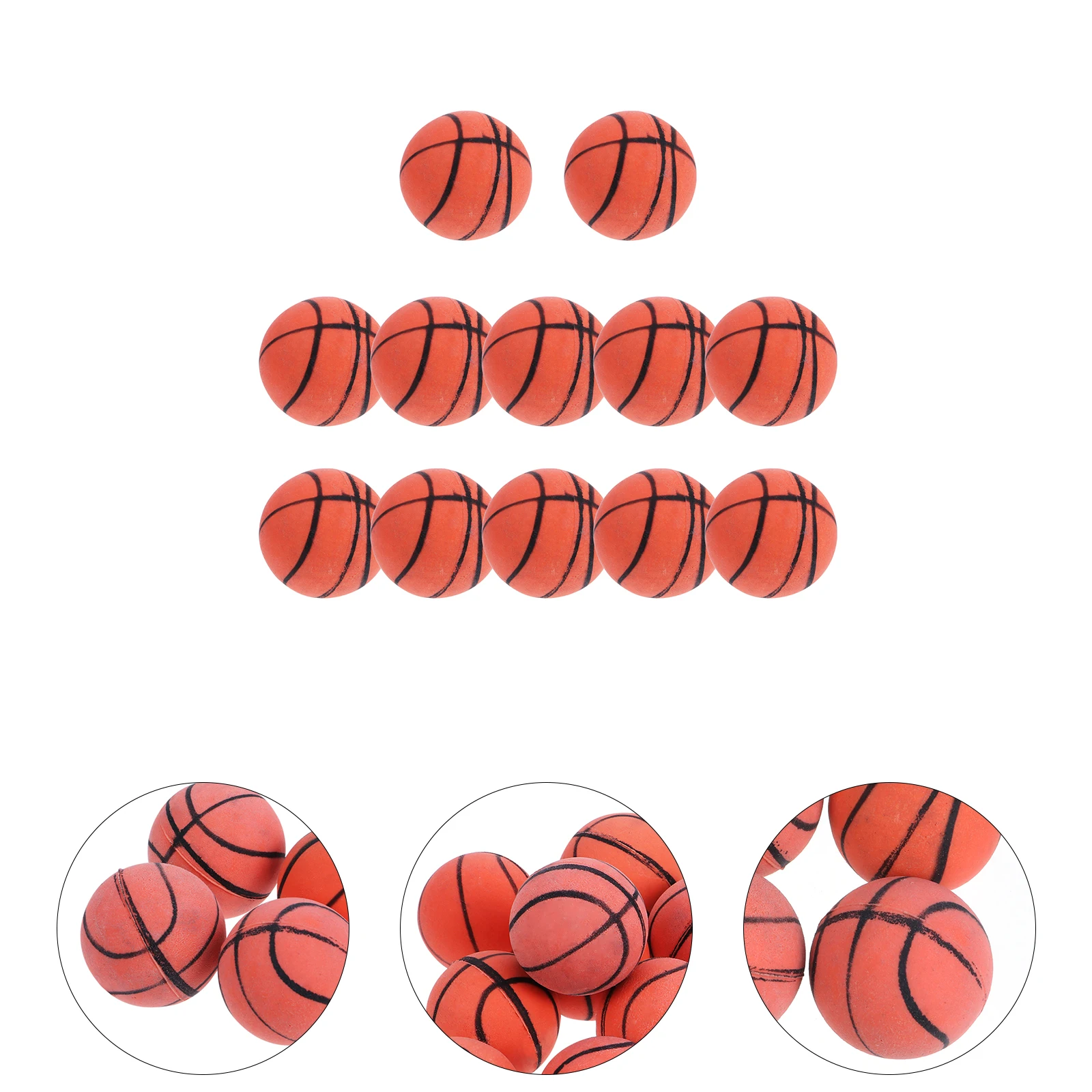 12pçs crianças coloridas de basquete de borracha elástica divertida bola de salto brinquedo para infância feliz