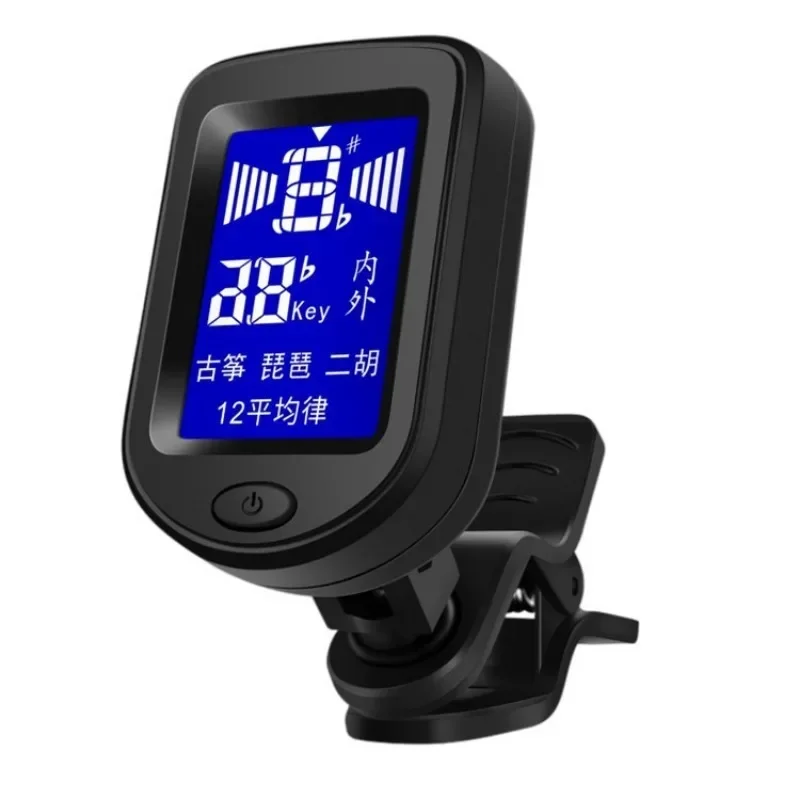 Guitar Tuner Digital Clip-On Acoustic Tuner For Bass Violin Ukulele 360 Degree Rotatable Tuner Guitar Accessories