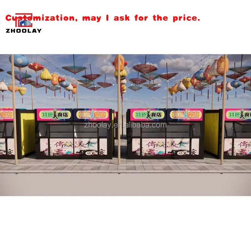 

на заказ.Рынок для покупок в торговом центре, живописная зона, мобильный рынок, распродажа, сарай, индивидуальный киоск