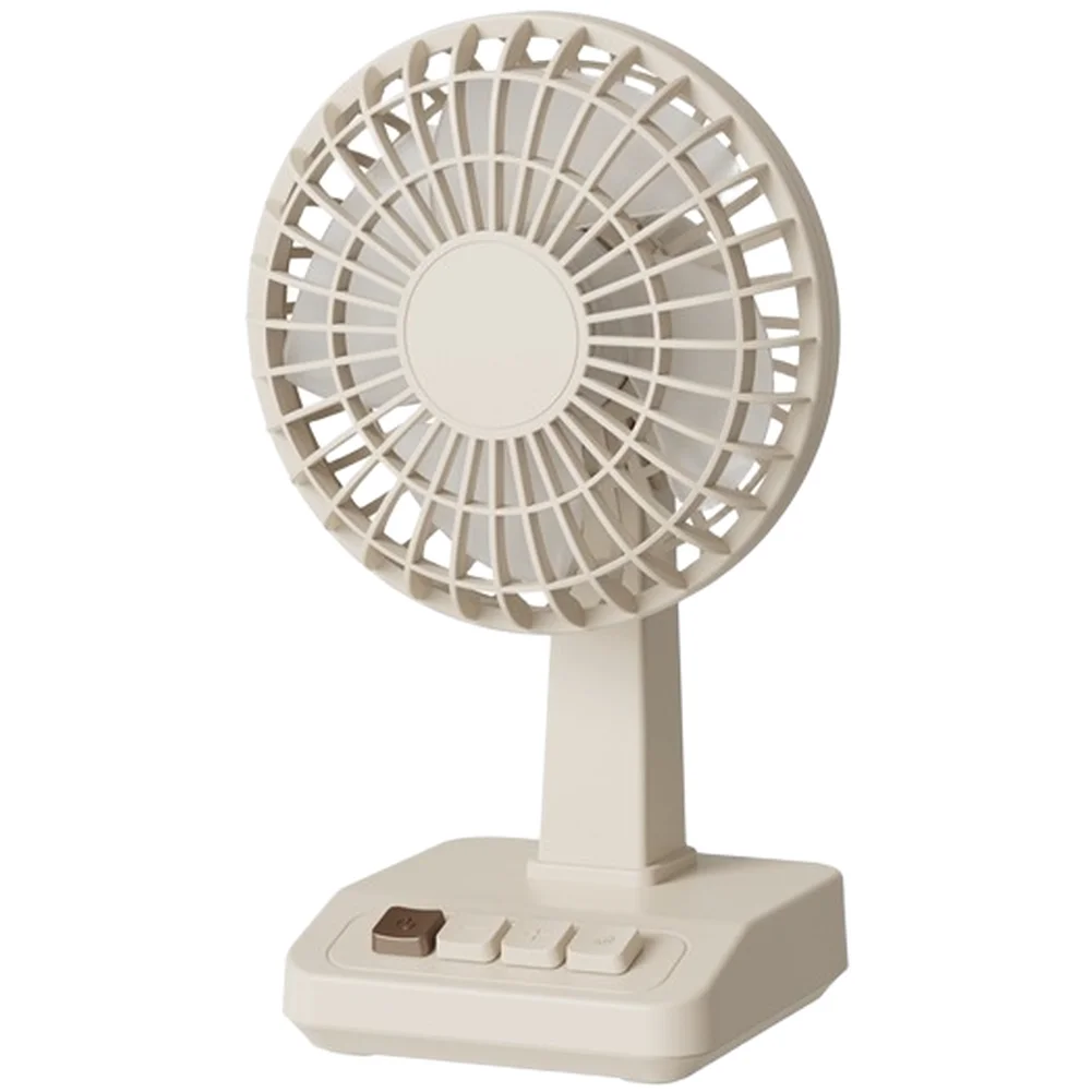 For Peaceful Working Environment 10.6*8.4*17.9cm Usb Rechargeable Fan Quiet Operation Fan Hvac Quiet Table Fan