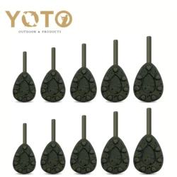 1/3/4/5pcs Carp Fishing Casting Ledger Weights 2oz 2.5oz 3oz 3.5oz 4oz Inline Style