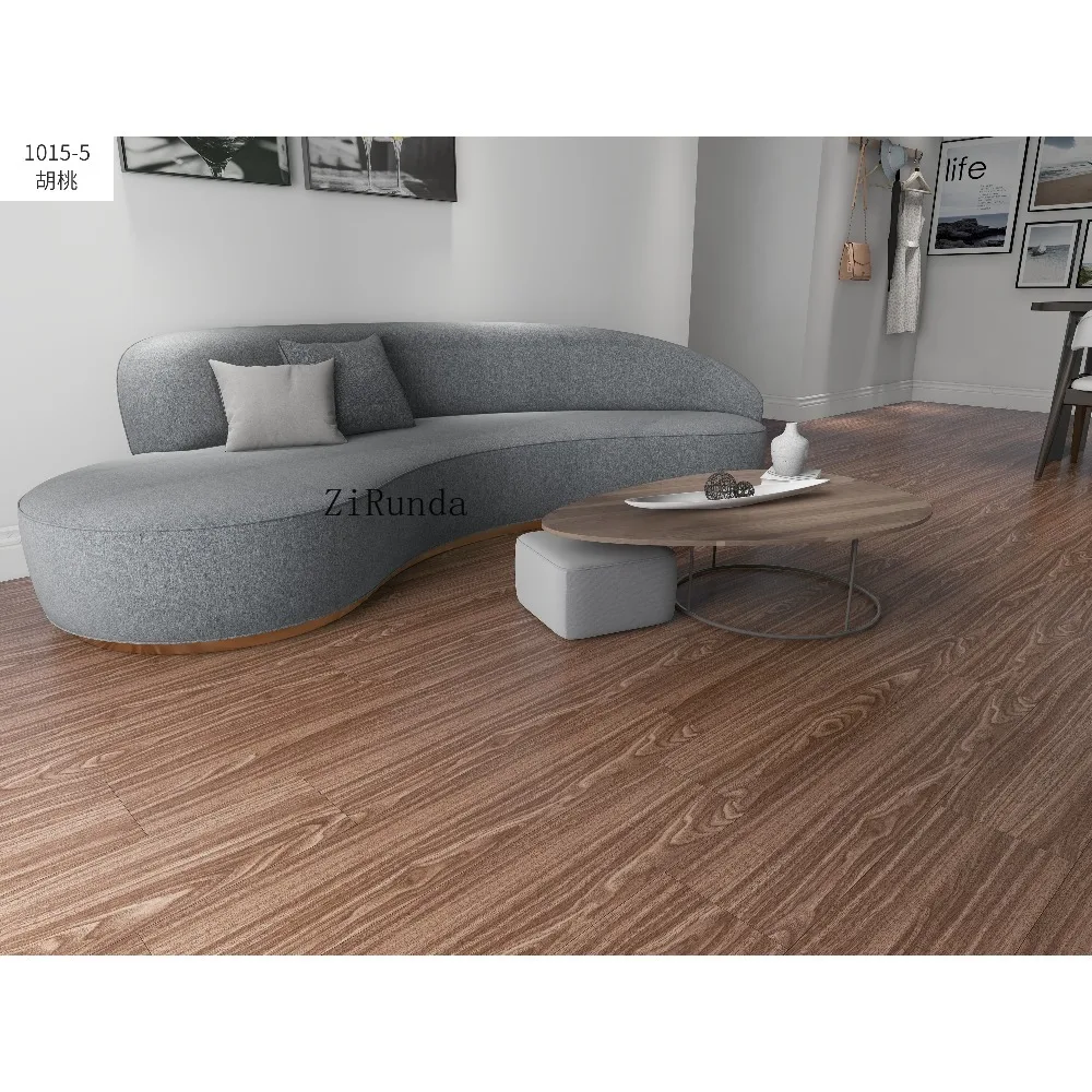 Versão personalizada 8 polegadas x 48 polegadas cozinha núcleo duro SPC piso de plástico resistente ao desgaste padrão de mármore de pedra