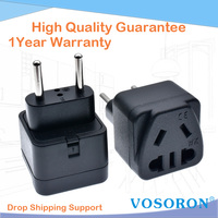 EU Travel Plug 2 IN 1 EU European To Chinese Universal AU 2 Pin Universal Travel Adapter Plug Converter Socket Small Plug