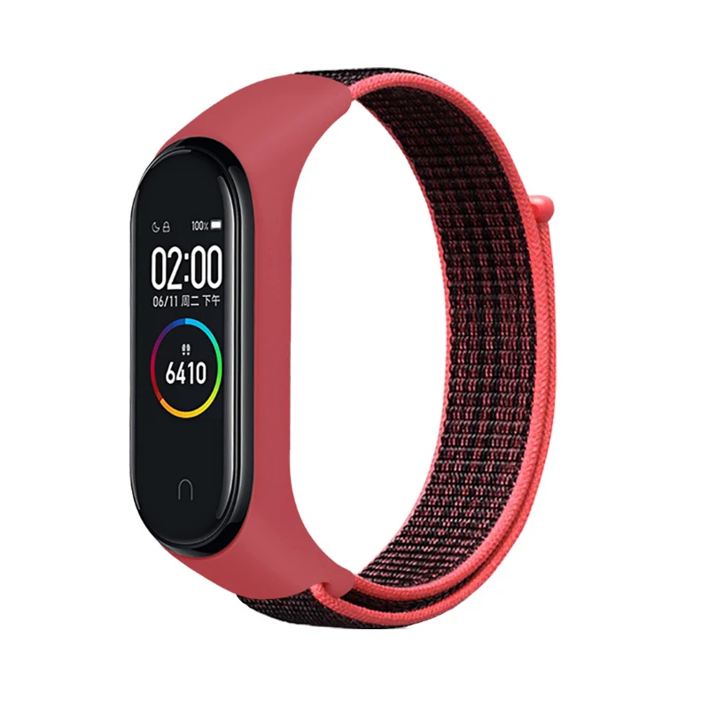 Nylon armband voor Mi Band 8 9 10 band sporthorloge riem Pulsera Correa voor Miband 7 6 5 polsband voor Mi Band 4 3 armband