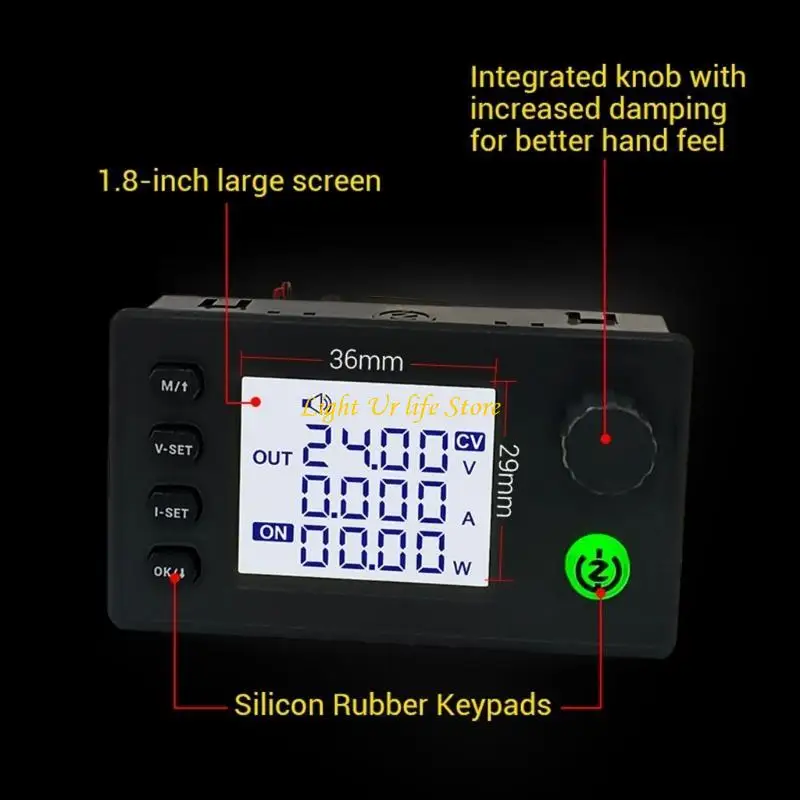 

63HA 150W Regulated Power Supply 7-36V To 0.5-40V Adjustable Regulator Constant Current Charging Module