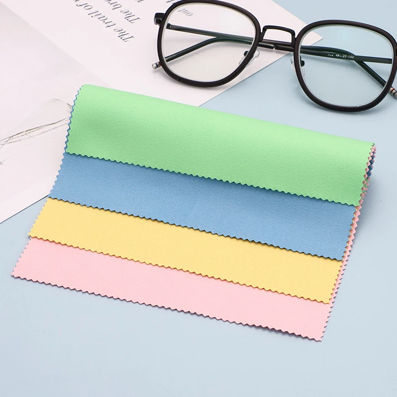 10PCS Glasses Cloth Len Phone Screen Cleaning Wipes New High Quality Chamois Glasses Cleaner Microfiber Cleaning Cloth