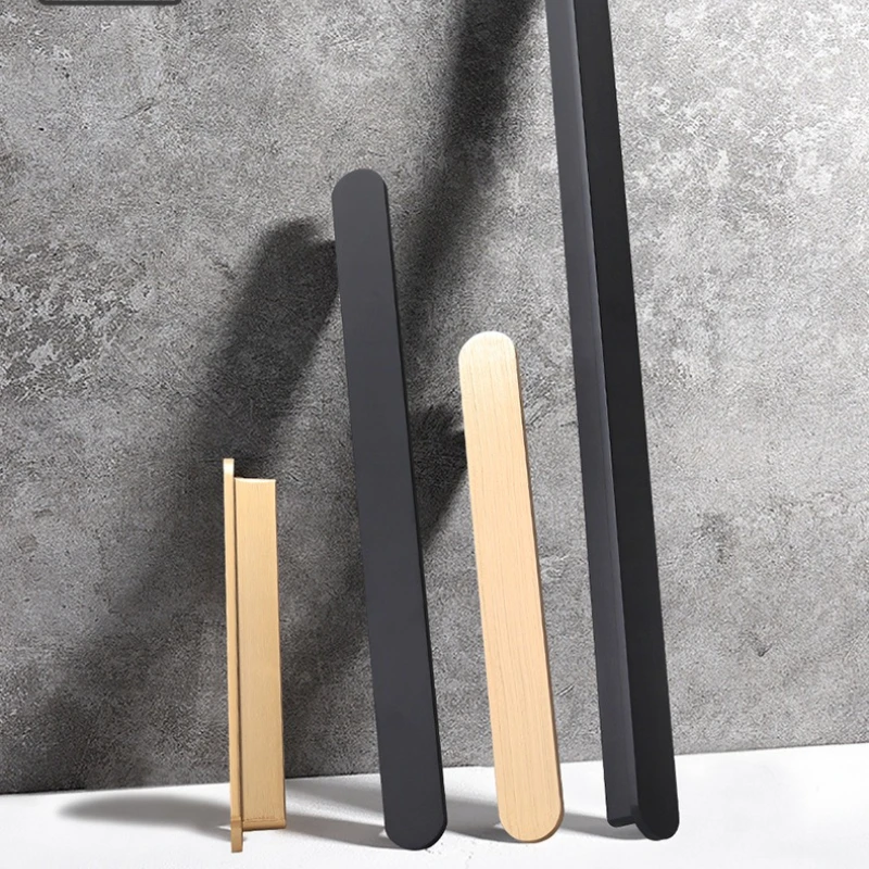 أزياء نحى سبائك الألومنيوم خزانة تسحب - المطبخ دولاب مقابض للخزانة درج خزانة المقابض الأثاث باب الغرفة #5