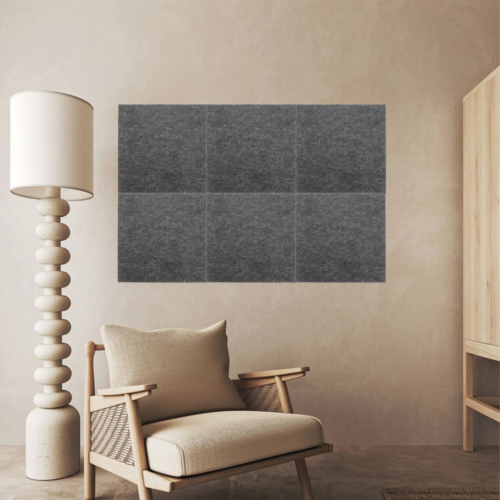 

8Pcs Bulletin Board Large Cork Board Felt Wall Tiles Office Kitchen Wall Art Living Room Cork Boards for Walls