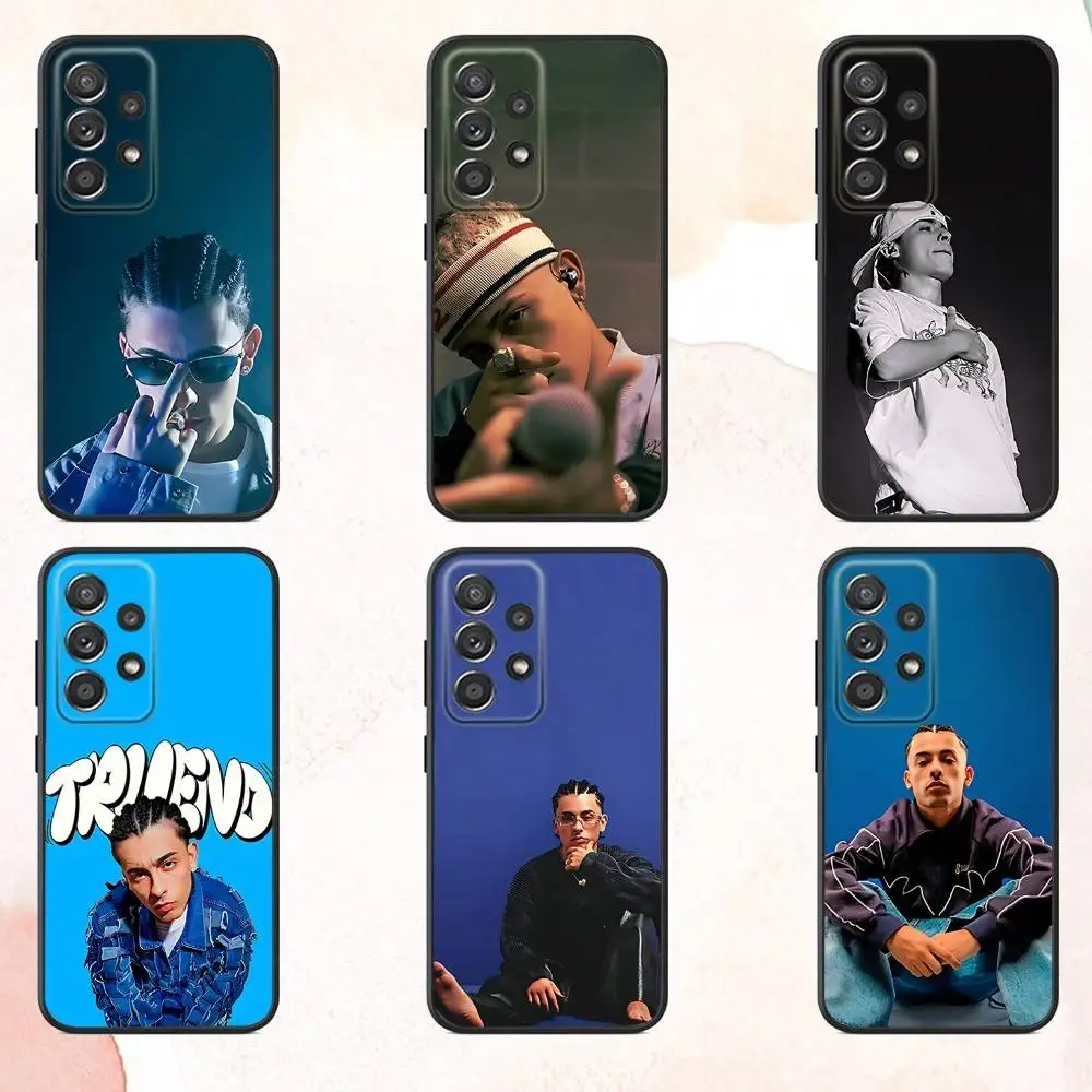 

Phone Case For Samsung S25,S24,S21,S22,S23,S30,Ultra,S20,Plus,Fe,Lite,Note,10,9,5G T-Trueno Rapper Black Cover