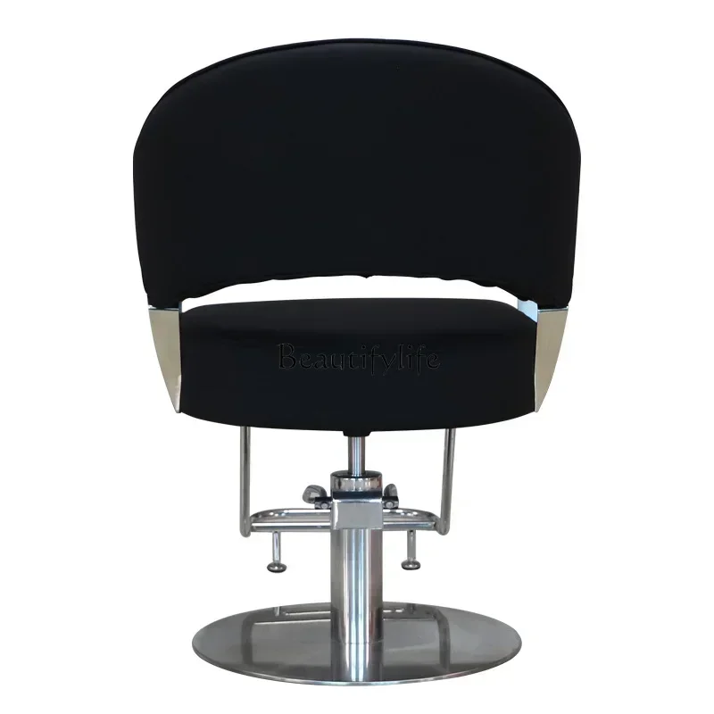 كرسي حلاقة جديد تمامًا، مقعد تصفيف الشعر بسيط وراقي لقص الشعر وتجعيد الشعر