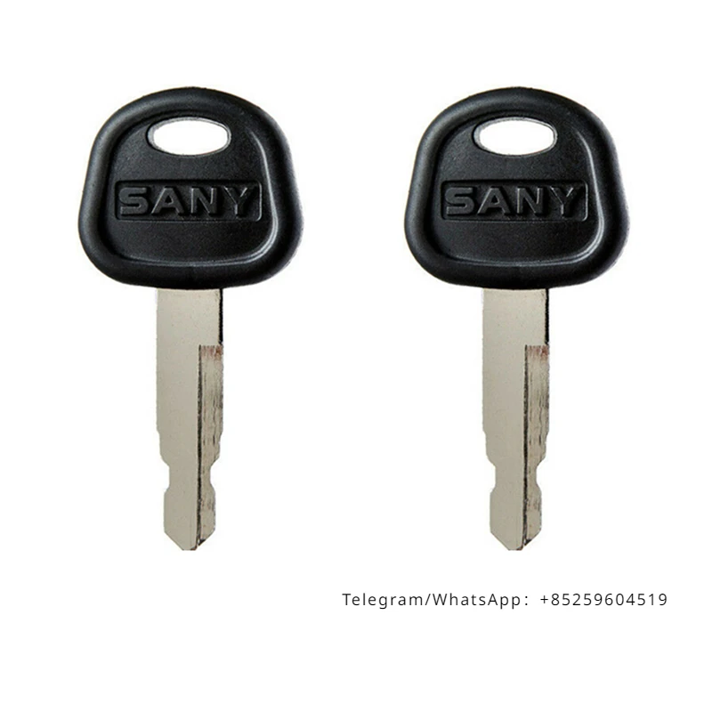 50Pcs For Sany Excavator Bulldozer Loader 60022654 Heavy Equipment Ignition Key Excavator Parts