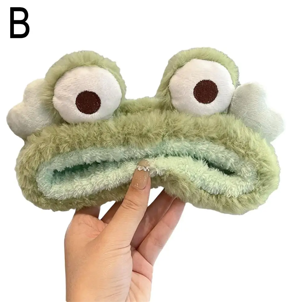 Funny Frog Makeup Headband Wide-brimmed Elastic Hairbands Hairband Hair Women Girls Bands Girls Cute Accessories Hair F4A5