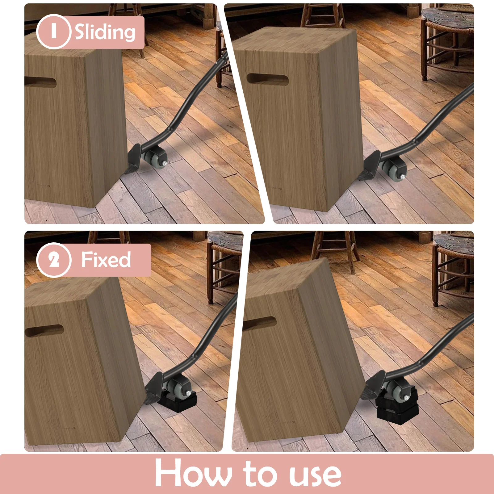 أداة نقل الأثاث شديدة التحمل، خزانة الغسالة، نقل الثلاجة، رفع الأثاث المتحرك #3