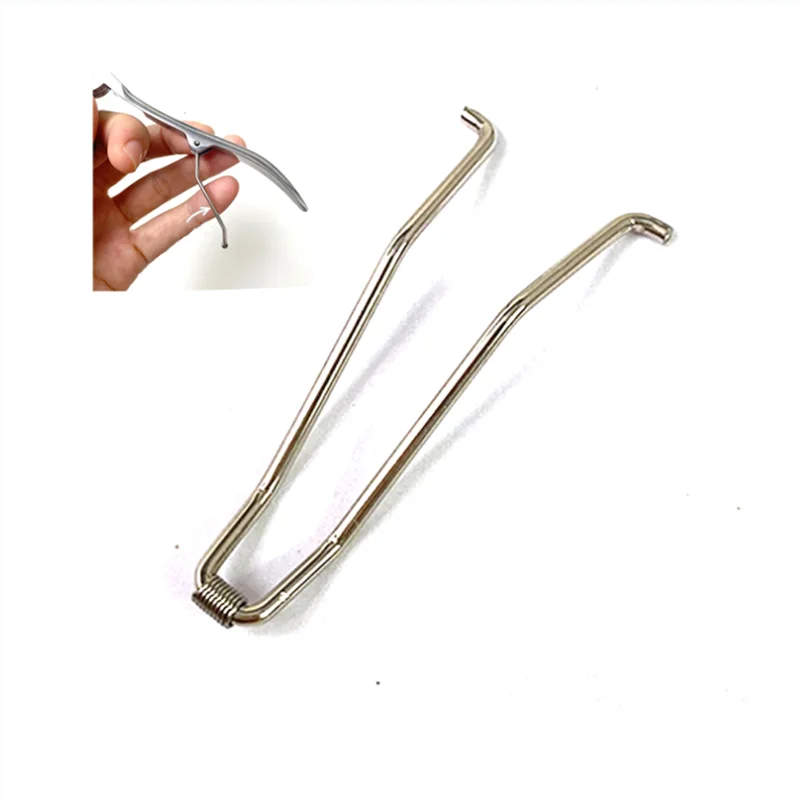 4pcs Nail Clipper Spring Chickbeak Clipper 40mm Length Spare Steel Torsion Spring